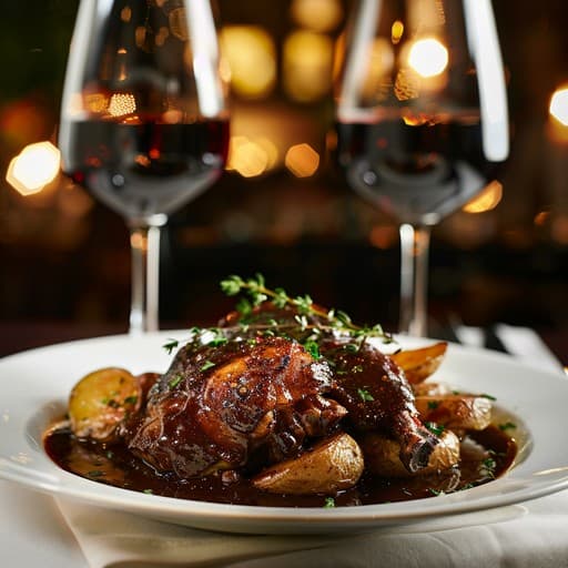 Elegant plated dinner